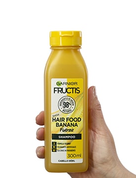 Shampoo, Hairfood, Banana, Platano, Garnier